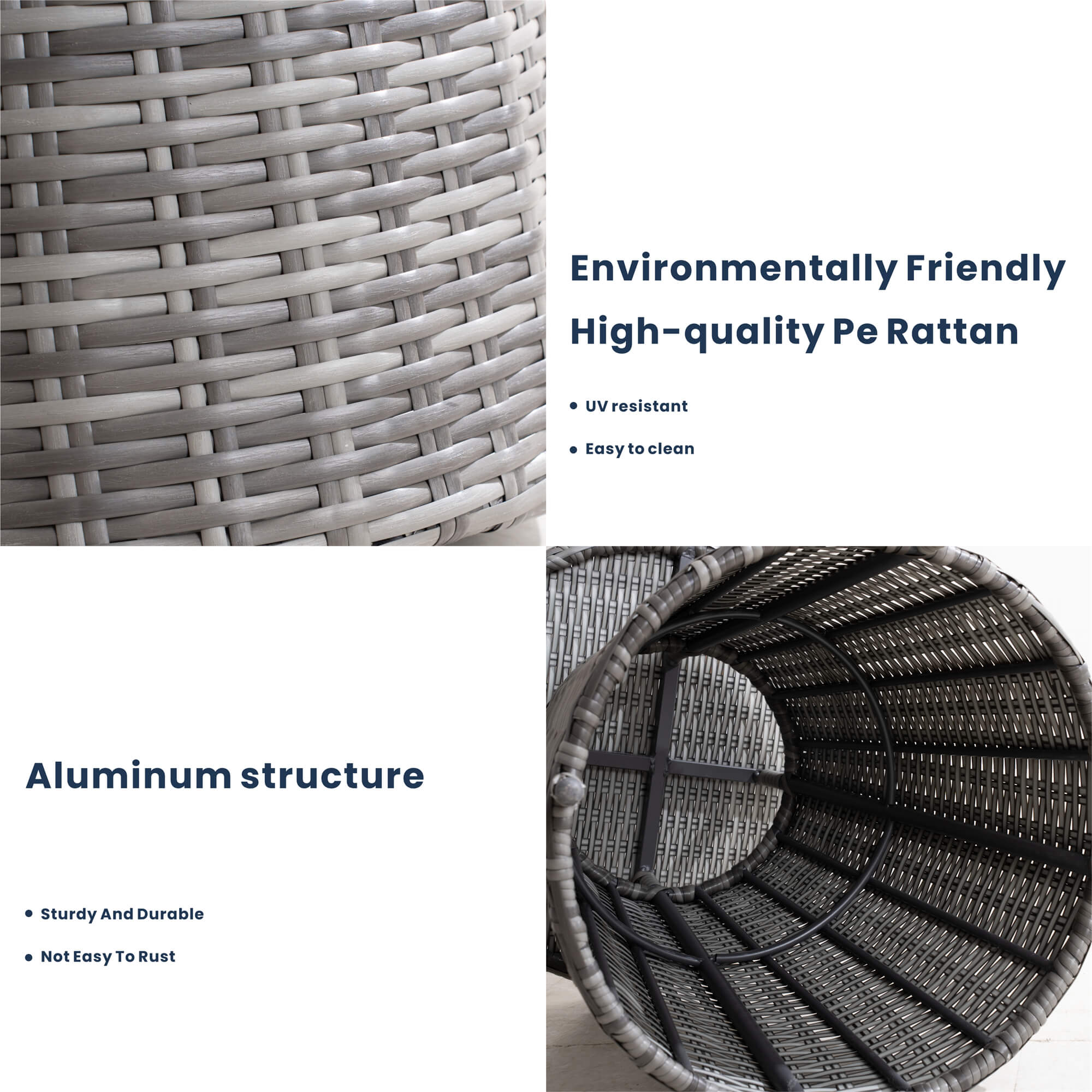 2-Person Round Bistro Table 21"Dx23"H (Model PAD-1708-Table)