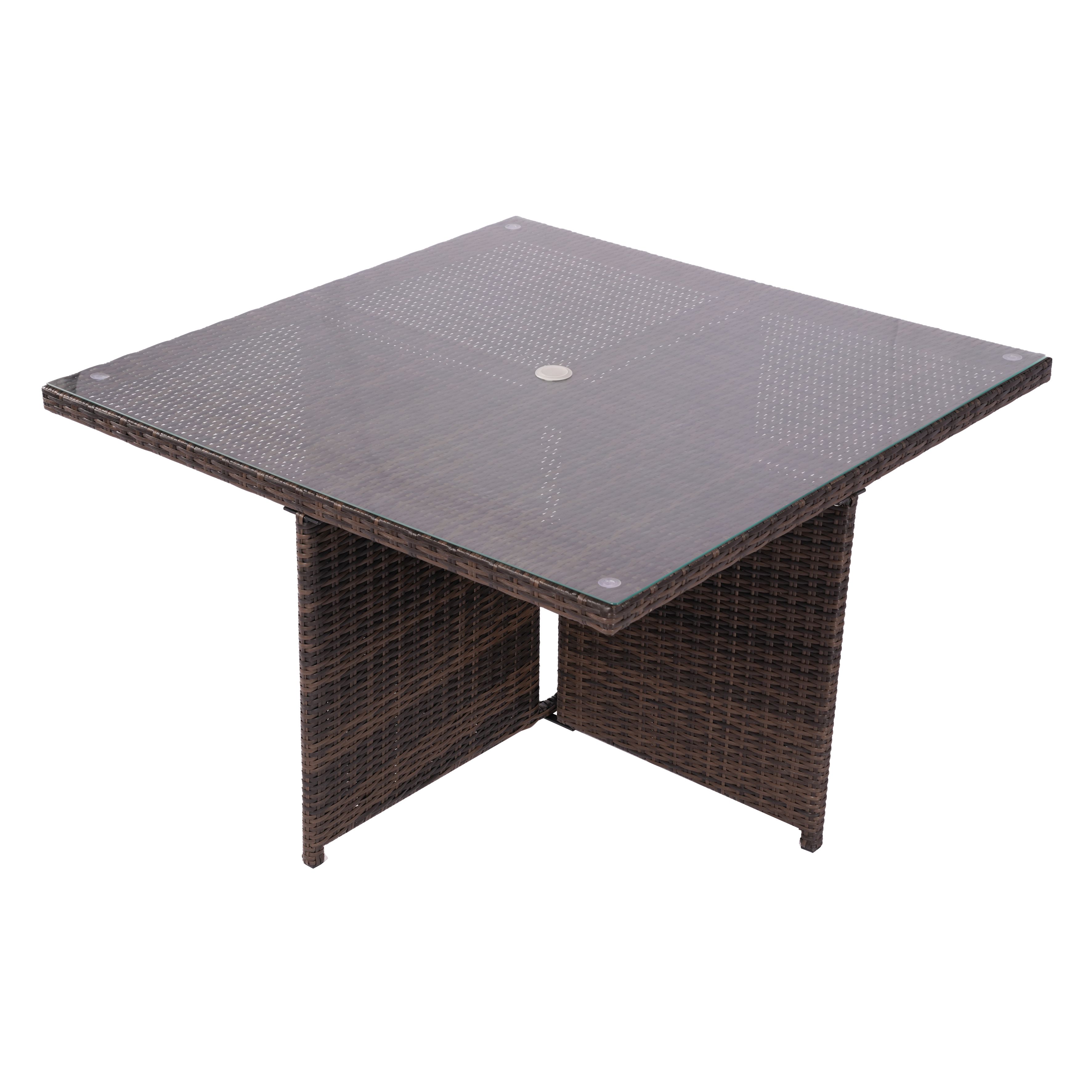 4-Seat Cube Outdoor Dining Table (PAD-3233B-Table)