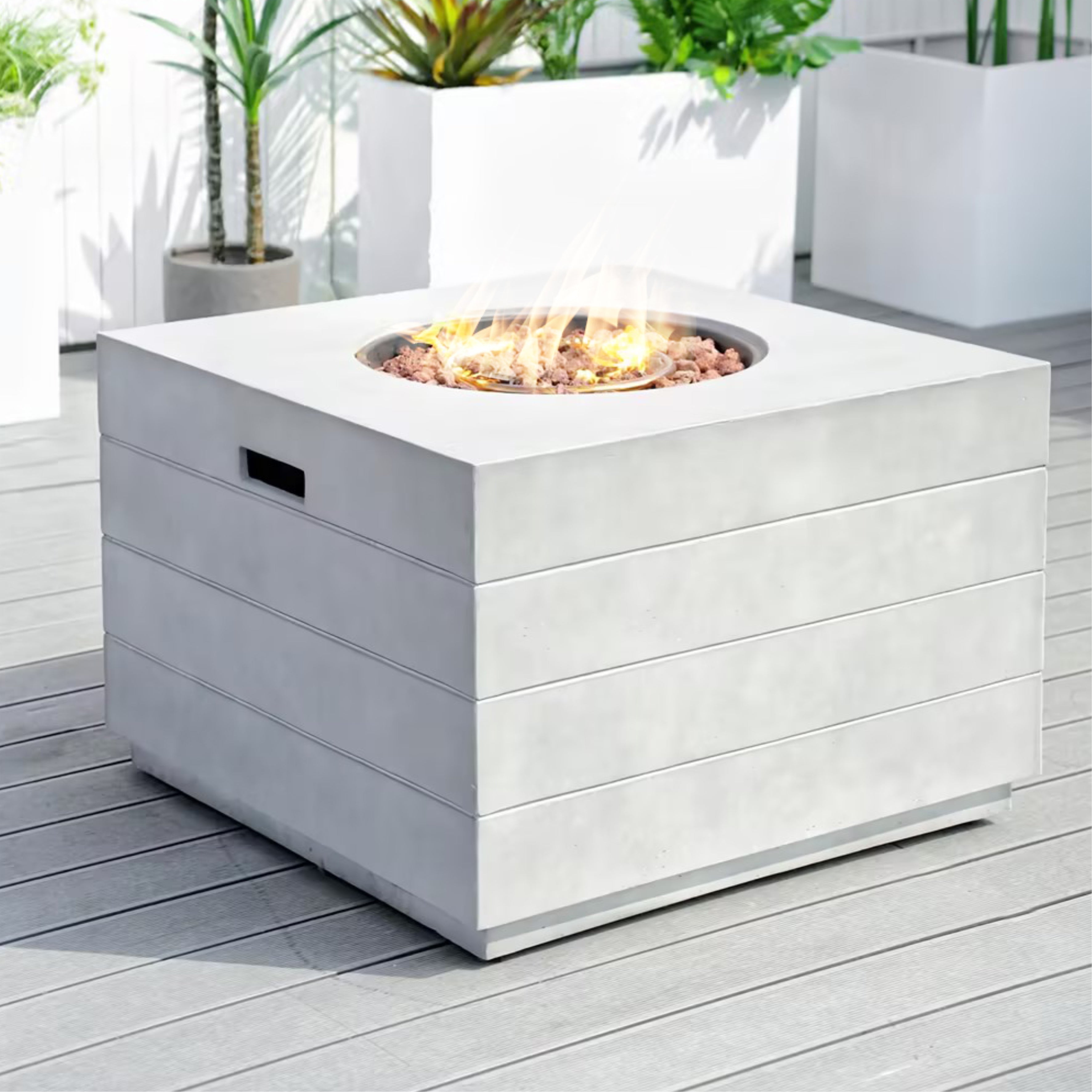 Venetian Square Fire Pit Table for Outdoor Use (PAG-2140)