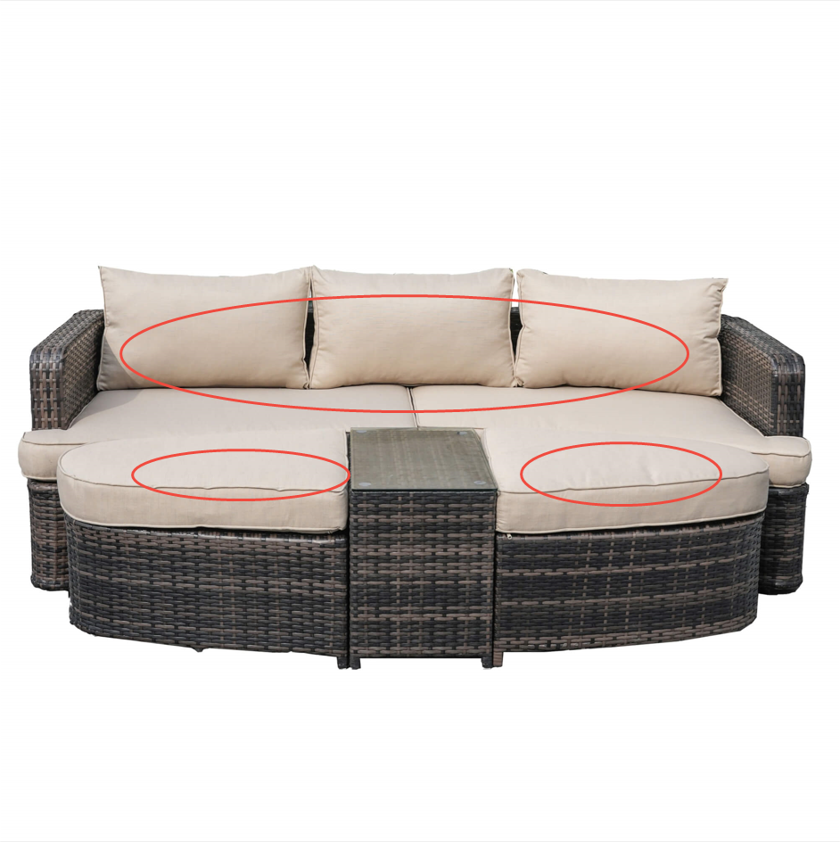 Replacement | Seat Cushion and Back Cushion set for PAL-1202