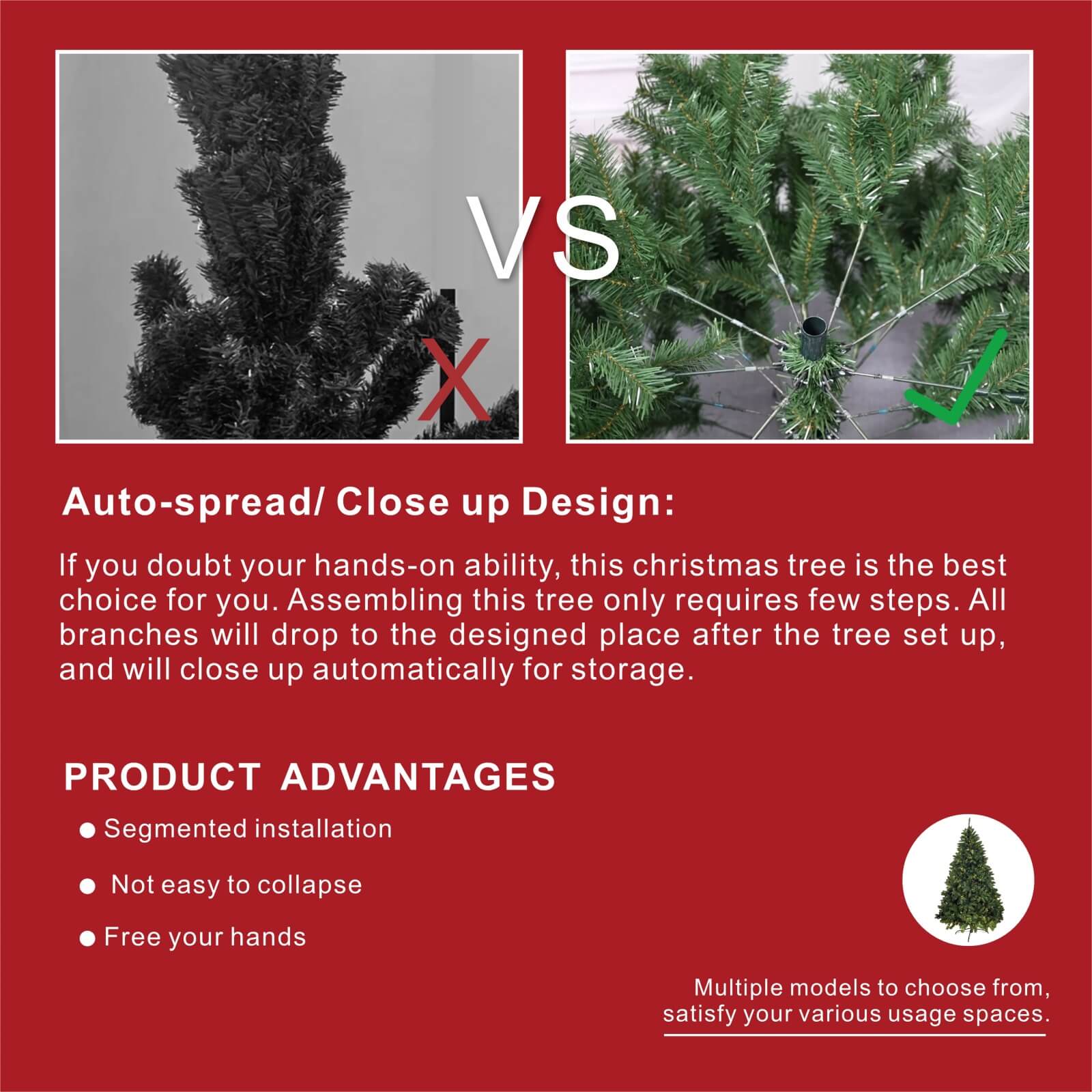 High quality artificial snow flocked Christmas tree 5/6/7 ft LED Pre-Lit Christmas trees with lights