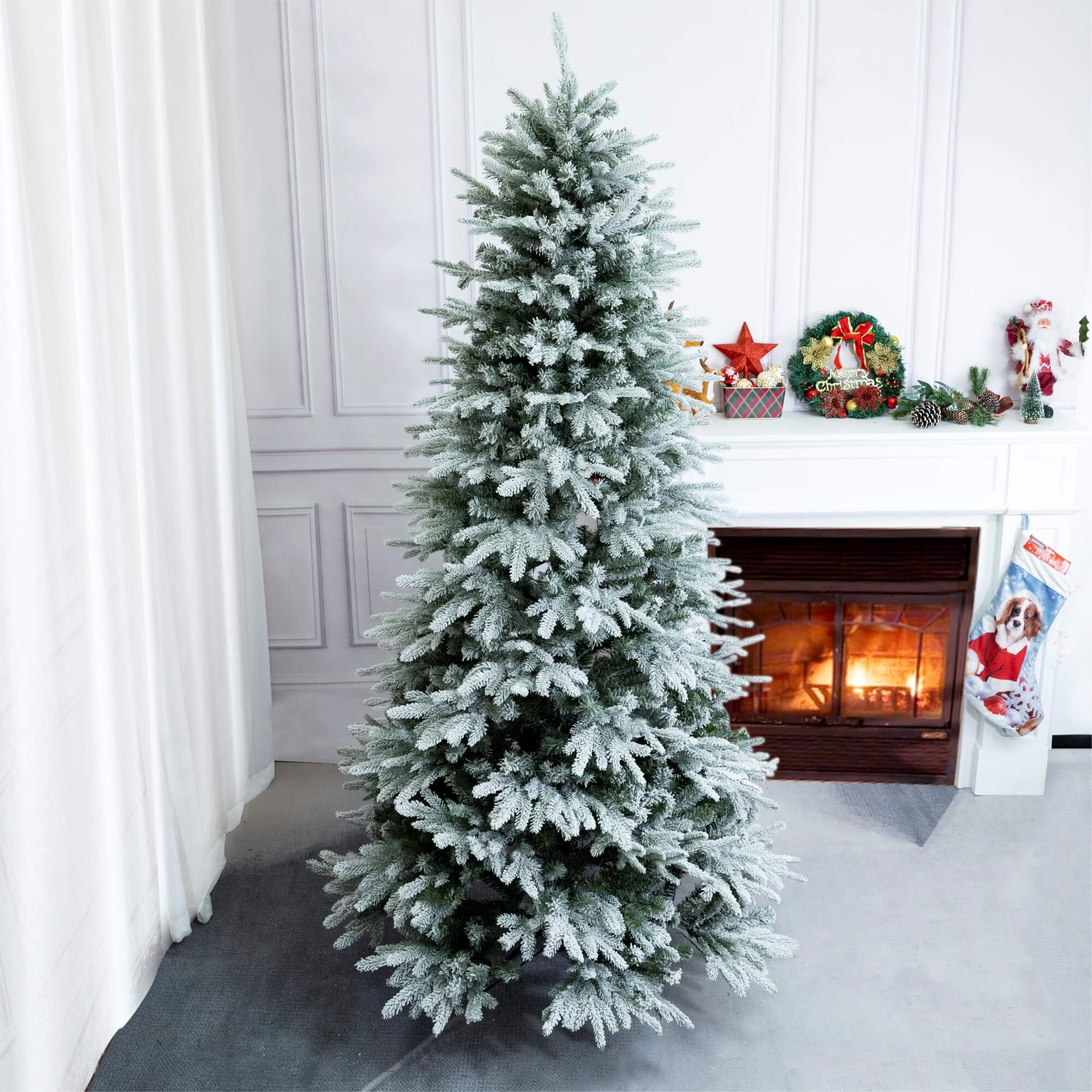 Premium Artificial Christmas Tree – Elegant Holiday Centerpiece in 6FT & 7FT（PJT-2507）