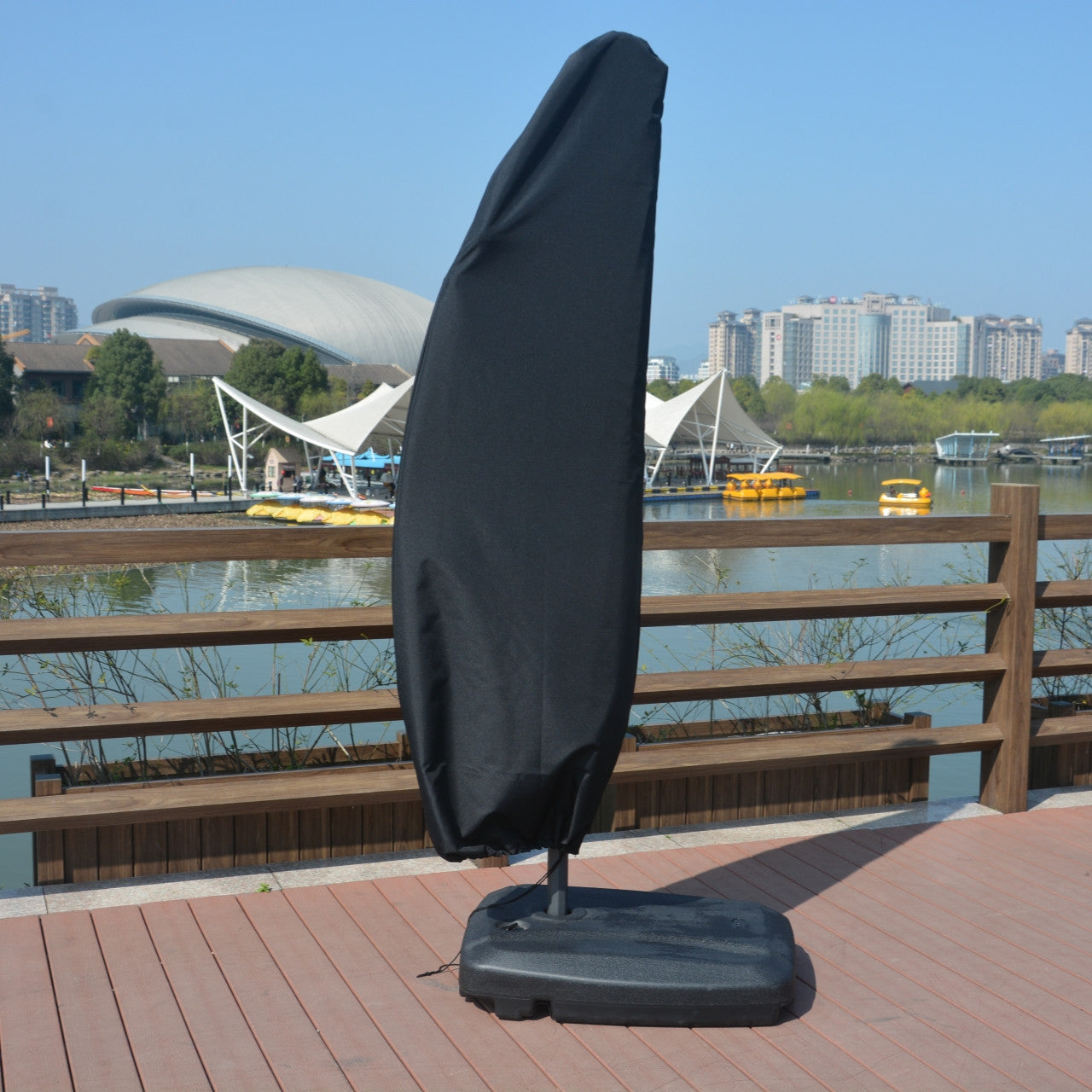 600D Waterproof Outdoor Offset Banana Style Umbrella Cover 