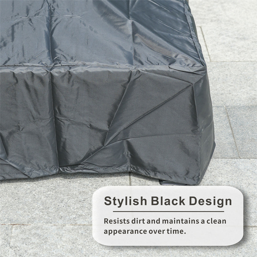 Premium Outdoor Waterproof Furniture Cover – 230×230×70cm with Elastic Drawstring & Sealed Seams（RC-1402）