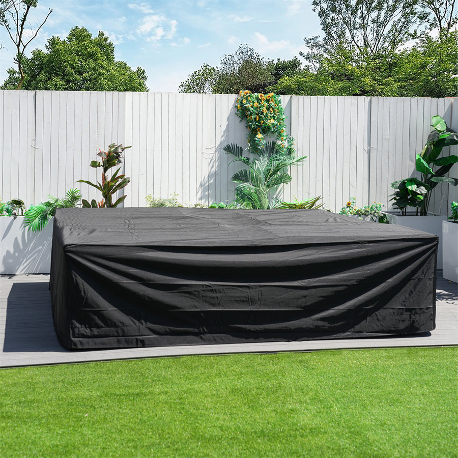 Premium Outdoor Waterproof Furniture Cover – 230×230×70cm with Elastic Drawstring & Sealed Seams（RC-1402）
