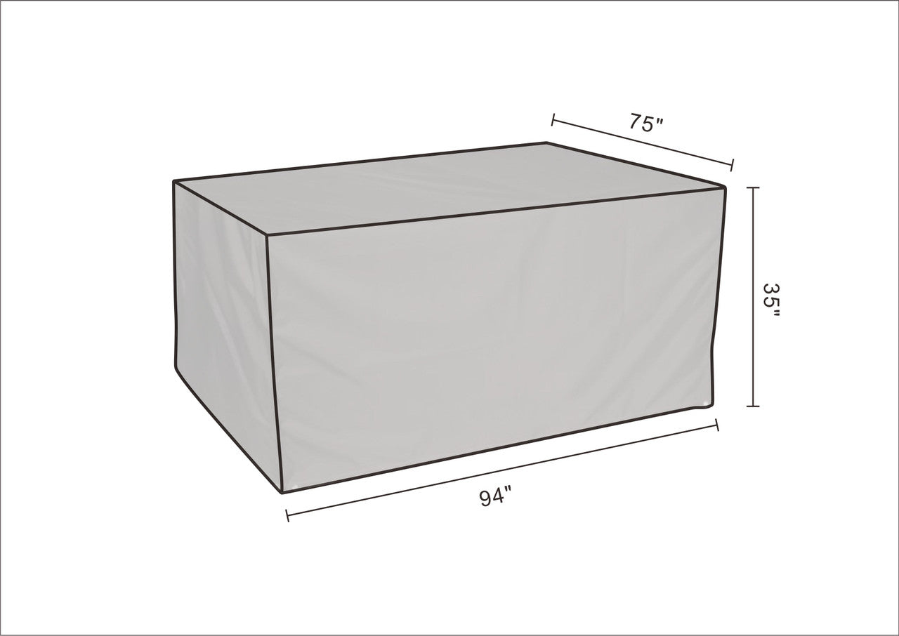 Size of Rectangular Rain Cover RC-1227B 