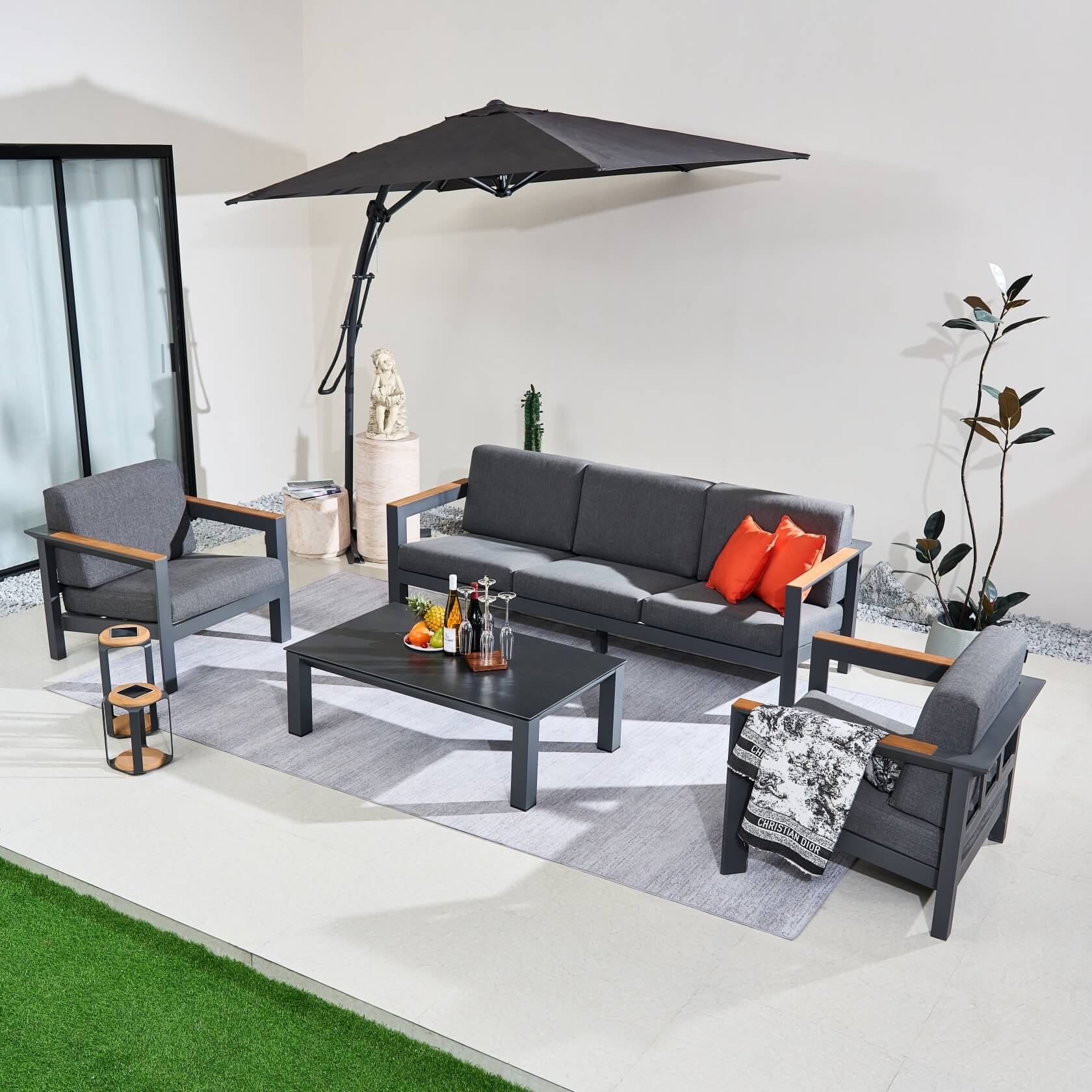 Seville Outdoor Sofa Set – 4/5/7 Seat Options (PAS-2326)