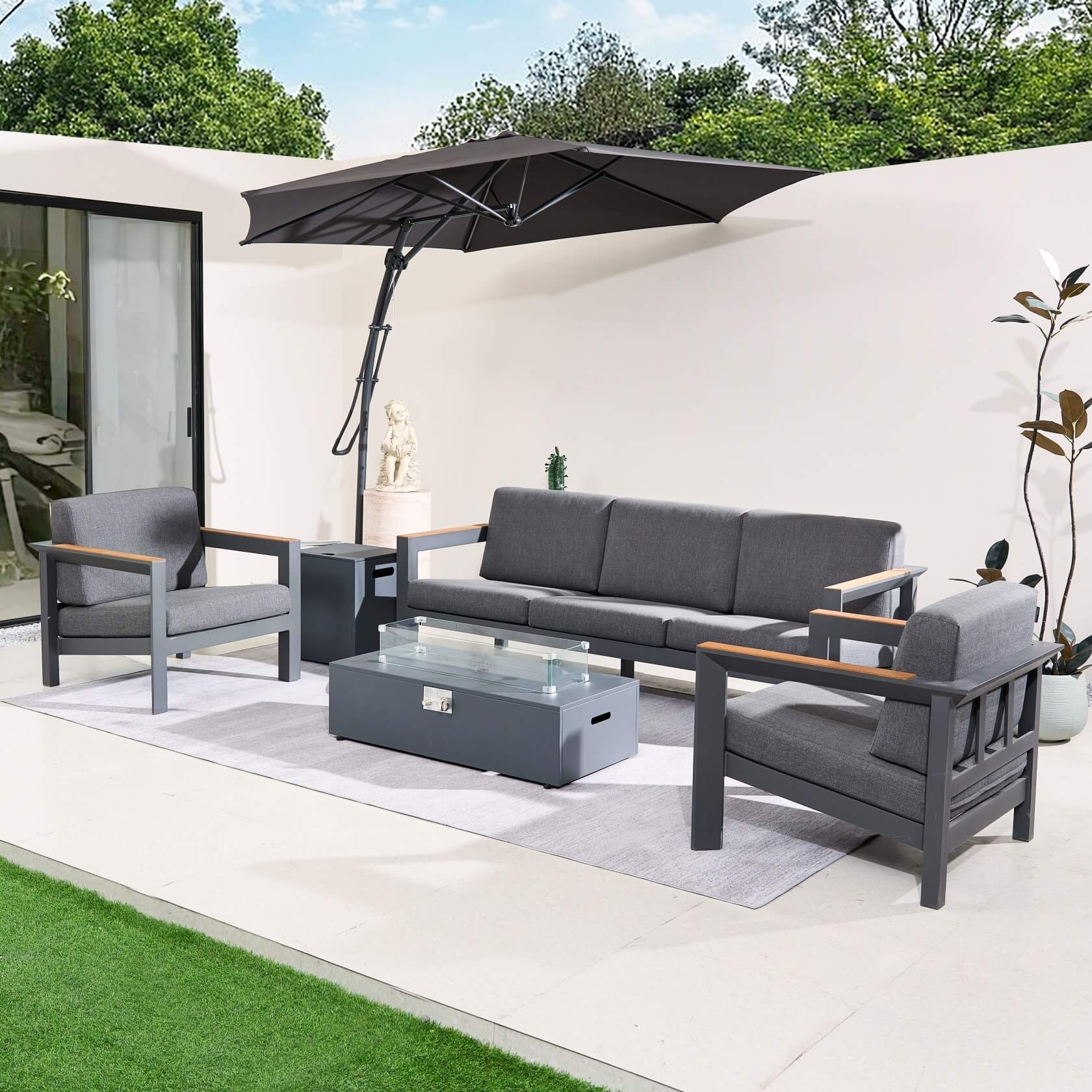 Seville Outdoor Sofa Set – 4/5/7 Seat Options (PAS-2326)