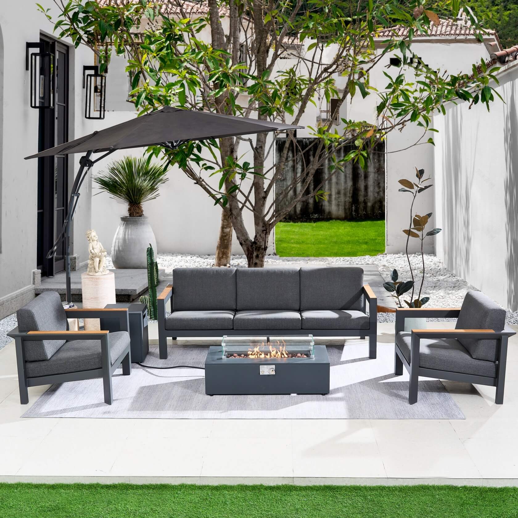 Seville Outdoor Sofa Set – 4/5/7 Seat Options (PAS-2326)