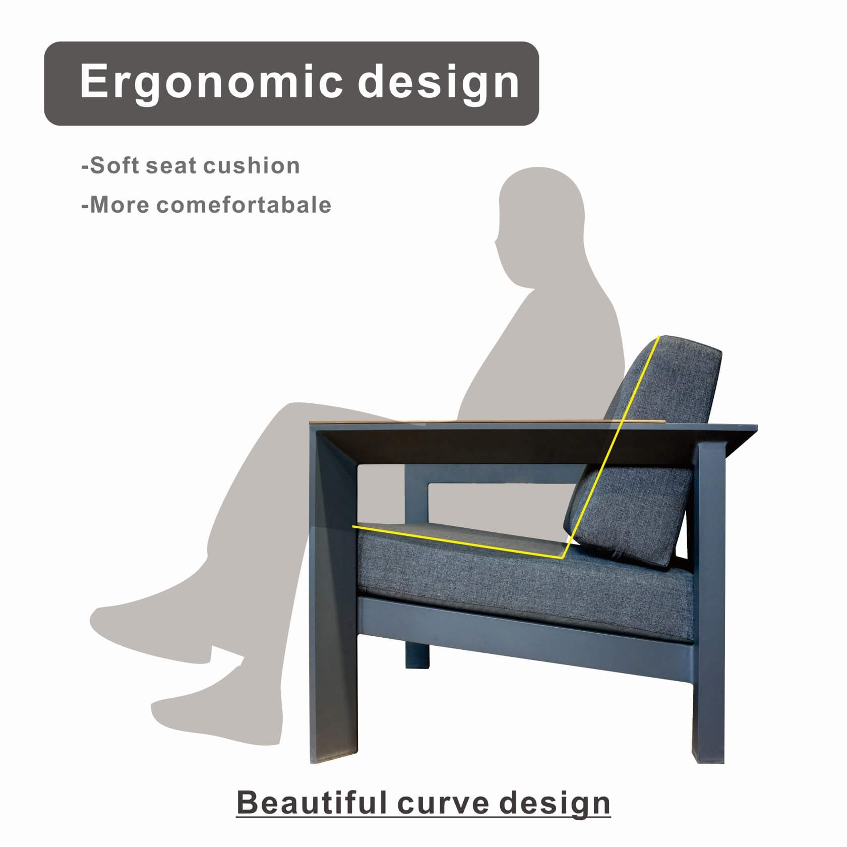 Seville Outdoor Sofa Set – 4/5/7 Seat Options (PAS-2326)