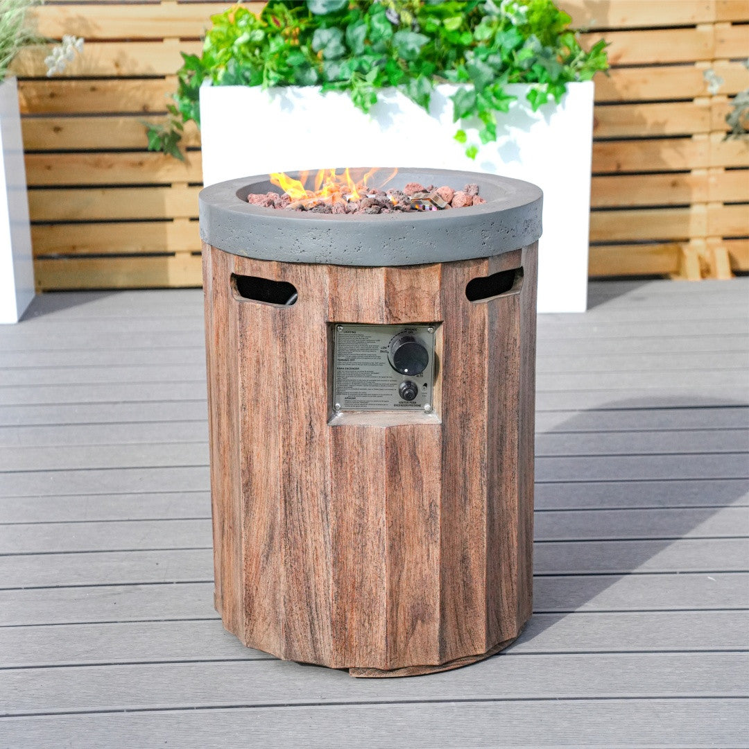 Two-Color Vertical Wood Grain Effect Heater PAG-2352