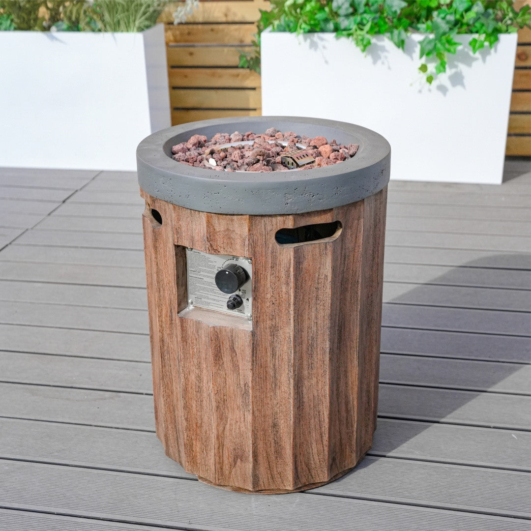 Direct Wicker Two-Color Vertical Wood Grain Effect Heater PAG-2352