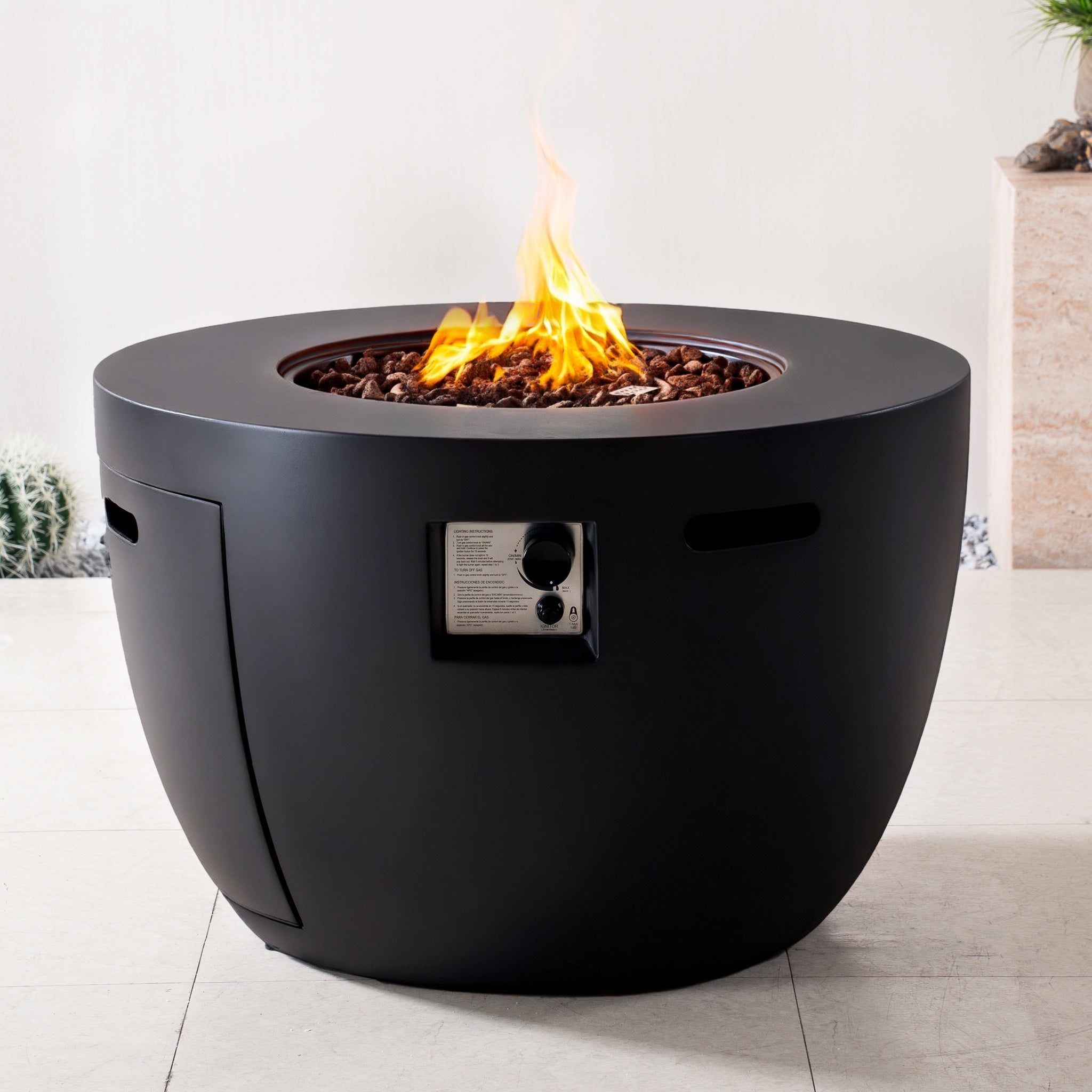 Venetian Round Fire Pit Table for Outdoor Use (PAG-2160)